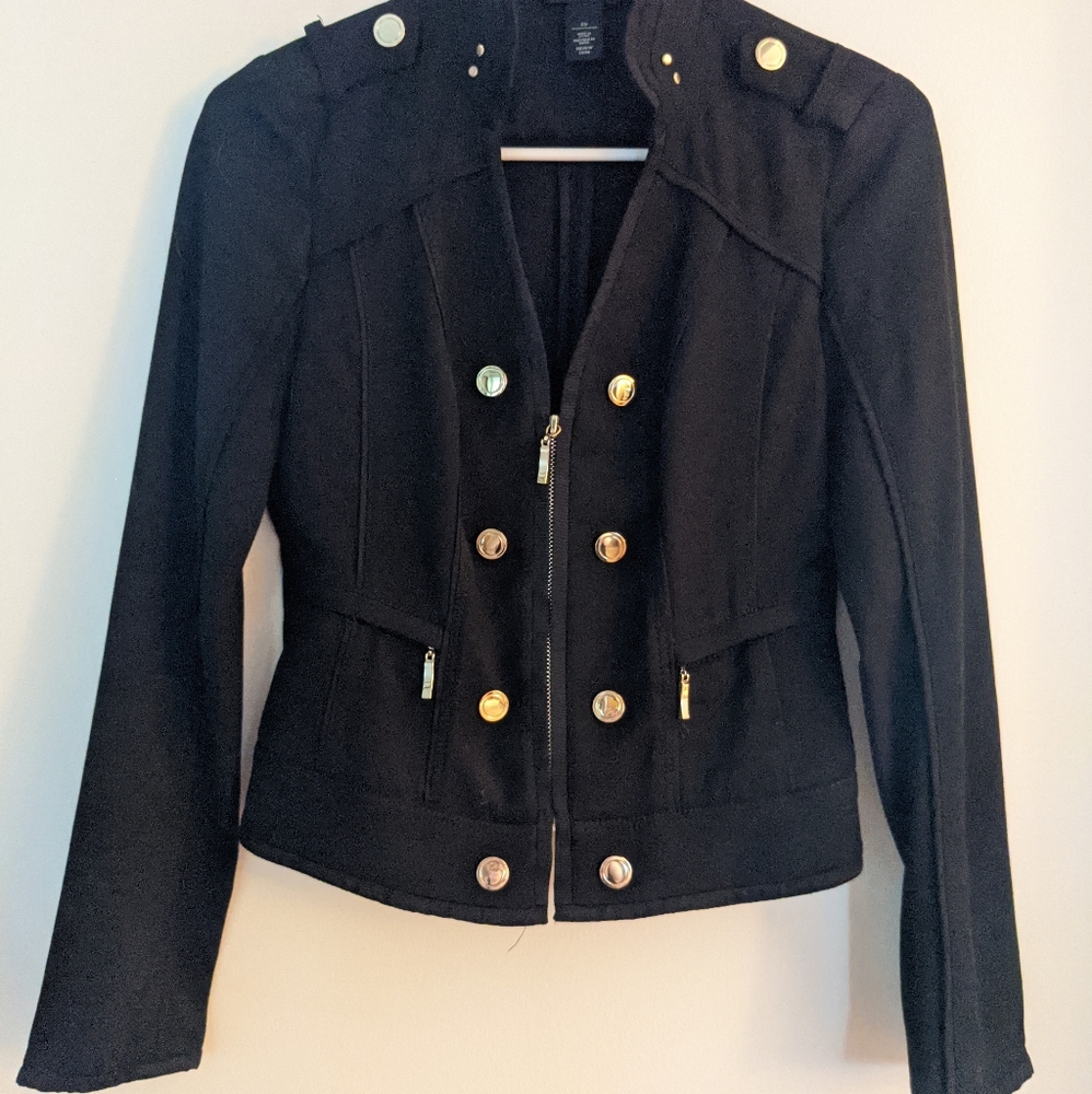 White House Black Market zip up jacket
